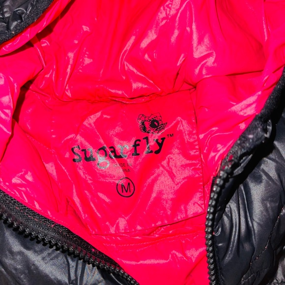 GUC girls black puffer jacket sz M - Picture 2 of 4